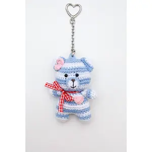 Button Bear Bag Charm