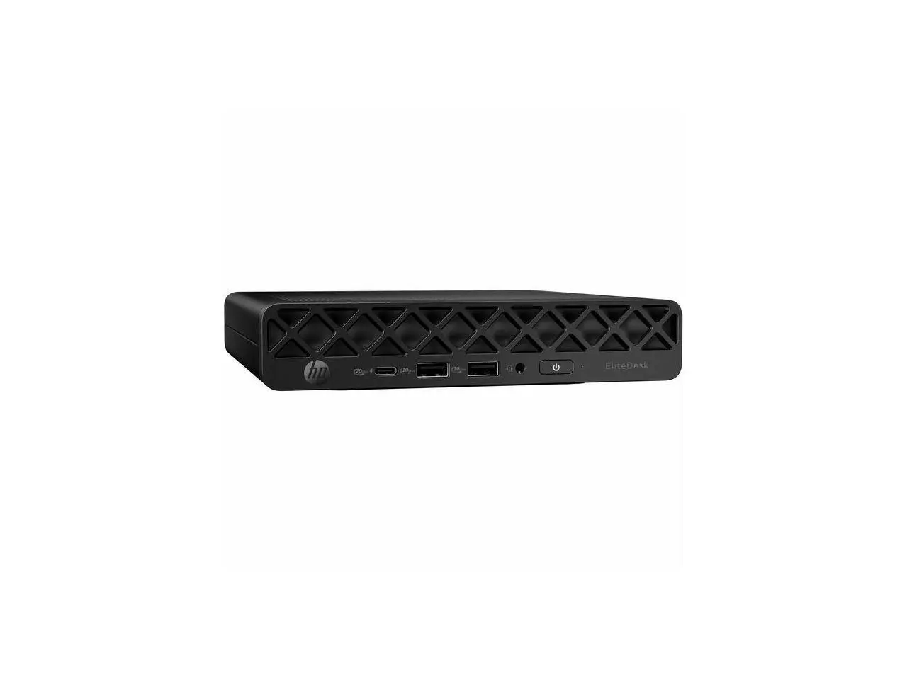 HP EliteDesk 8 G1i Desktop Computer - Intel Core Ultra 5 235T - vPro Technology - 16 GB - 512 GB PCI Express NVMe SSD - Mini PC - Jack Black - Intel Q870 Chip - Windows 11 Pro - Intel DDR5 SDRAM - Wi-