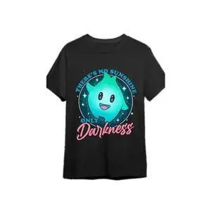 [100% Cotton] Lumalee Luna Star dark T-shirt-unique fun pattern, short sleeves