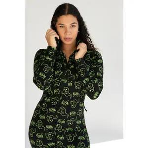 Neon Ghost Hooded Onesie