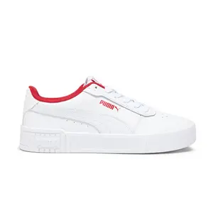 PUMA Womens Carina 2.0 Lace Up Sneakers Shoes Casual - White PUMA Womens Carina 2.0 Lace Up Sneakers Shoes Casual - White
