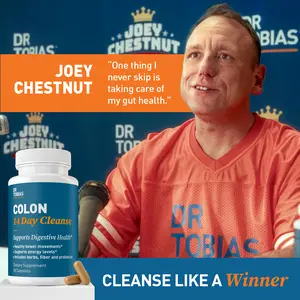Colon 14 Day Cleanse with Fiber & Herbal Blend, Digestive Wellness Colon Cleanse Supplement with Aloe Vera, Senna Leaf & Cascara Sagrada, 28 Capsules