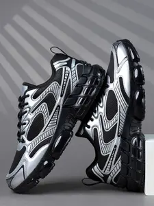 Trendy Men's Low Top Training Shoes, Sporty Design with Lightweight Cushioned Sole, Durable and Comfortable, Ideal for Running and Casual Wear