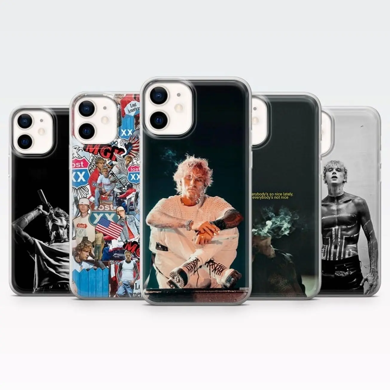 Machine Gun Kelly Phone Case MGK Compatible with iPhone 17, 16, 15, 14, 13, 12, 11, X & Galaxy.