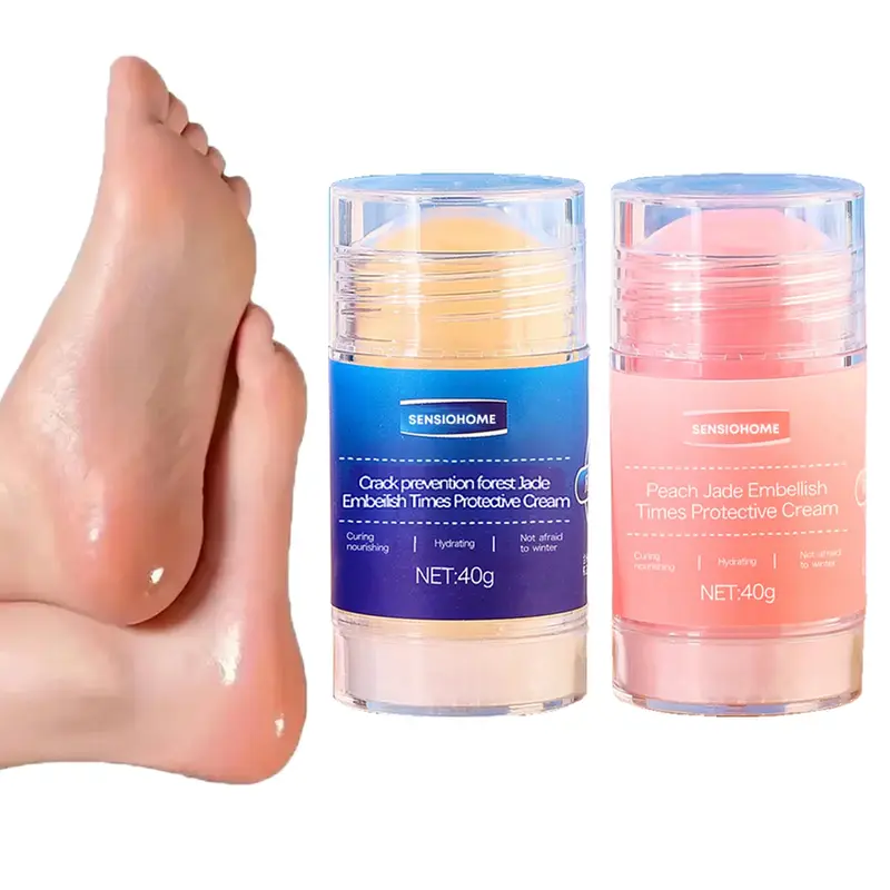 Foot Care Cream Anti Crack Moisturizing Softening Nourishing for Dry Cracked Feet Removes Dead Skin Moisturizes Dry Skin 40g