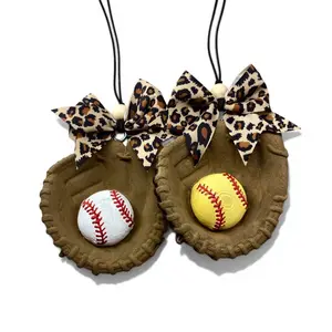 Sassy Saint Baseball/Softball Glove Freshie Premium Air Freshener for Car Home or Small Space Handcrafted with Unique Designs Long-lasting Fragrance 4-8 Weeks Sports Softball Mama Baseball Mama