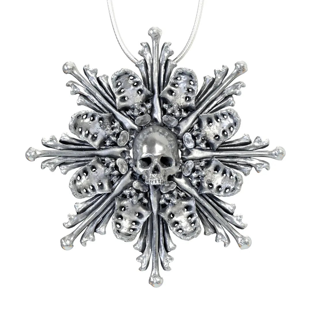 Sterling Silver with patina