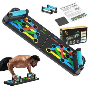 GearBoost Push Up Board 9 in 1 for Men & Women - Multi-functional Push Up Bar System for Strength Training and Exercise
