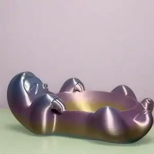 Sloth Jewelry Tray - Purple and Yellow 6x4 Inches, Sloth Theme Design for Organizing Jewelry, Ideal for Jewelry Lovers & Gift Idea