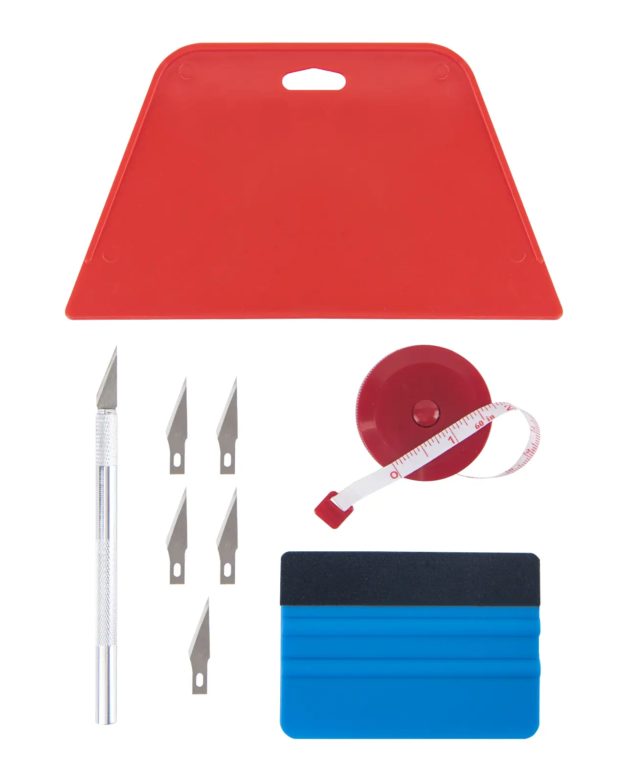 Art3d Plastic Smoothing Tool Kit Set - Complete DIY Tools for Wallpaper/Tile Application, Ideal for Bedroom, Living Room Projects & DIY Enthusiasts (Peel-and-Stick Wallpaper, Vinyl Tile, Kitchen Backsplash Use)