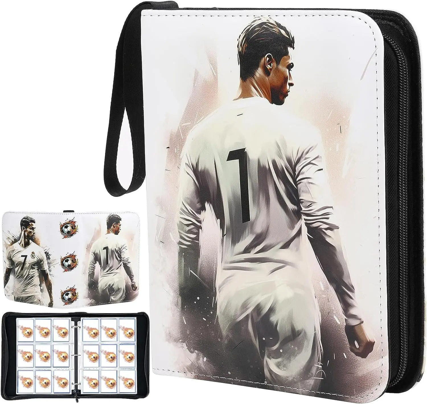 soccer card binder Amazon.com: Soccer Card Binder 900 Pockets main image 1