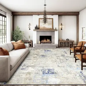 Fashionable Retro Square Printed Velvet Carpet - Ideal Gift, Versatile for Home & Commercial Use, Multiple Sizes, Machine - Washable, Soft & Non - Shedding, Home Decorative Rugs, Living Room Rug, Decorative Area Rug