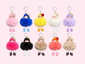 Baby Keychain Holiday Package - 10 PCS - All Kinds of Keychains in One Holiday Pack -  Great Deal for Stocking Charms
