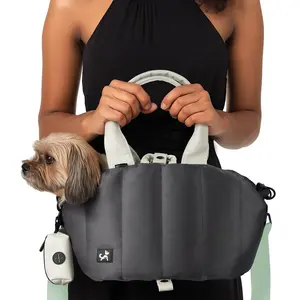 Sytopia Small Dog Carrier Purse, Portable Pet Carrier Tote Carrier with Pockets, Adjustable Safety Leash, Waterproof Dog Travel Bag