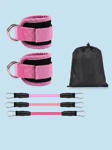 Ankle Straps Resistance Bands Set Fitness Workout Yoga Exercise Equipment Glutes Legs Strength Training for Gym Man Woman NONE