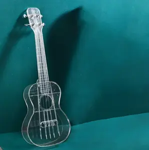 23 Inch Transparent Ukulele Musical Instrument