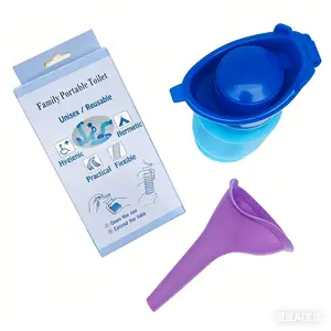 Portable Silicone Urination Device for Women, Standing Pee Funnel, Travel Camping Self-Drive Outdoor Emergency Tool