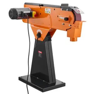 fathersdaygift  VEVOR 3x 79 Belt Grinder Sander, 2200W 1000RPM Industrial-Grade Grinding Sanding Machine with 0 - 45 Adjustable Angle Dust Collection Port for Professional Woodworking Metalworking, 230V
