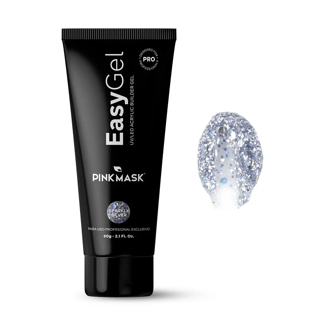 Sparkly Polygel Nail Polish, 2 oz Gentle Soak-Off Builder Gel for a Durable & Flawless Manicure, Professional Strength Formula, Polygel Nails, Shimmery, Acrylic French Gel Nail Polish