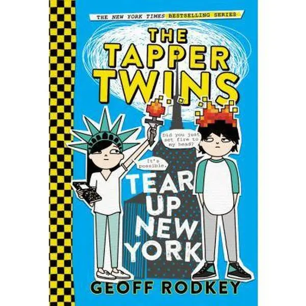 USED Book - The Tapper Twins Tear Up New York by Rodkey, Geoff (Paperback) - english