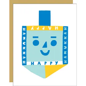 Hanukkah Dreidel Card