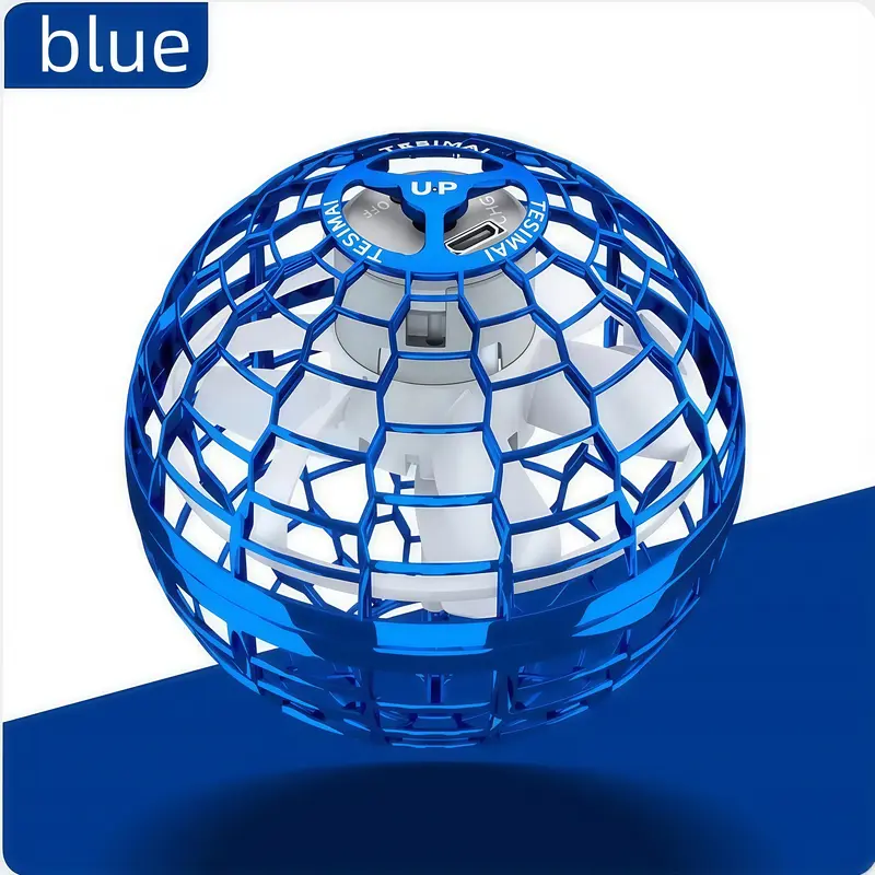 2026 Plastic Flying Rotating Hover Ball - Shake-Start Space Fly Ball, Boomerang-Like Hovering, LED Galaxy Spin, Drone-Like Flight, Colorful LED Lighting, Playful Floating Flying Toy for Teenagers