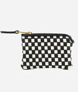 The Woven Wallet - Black/White