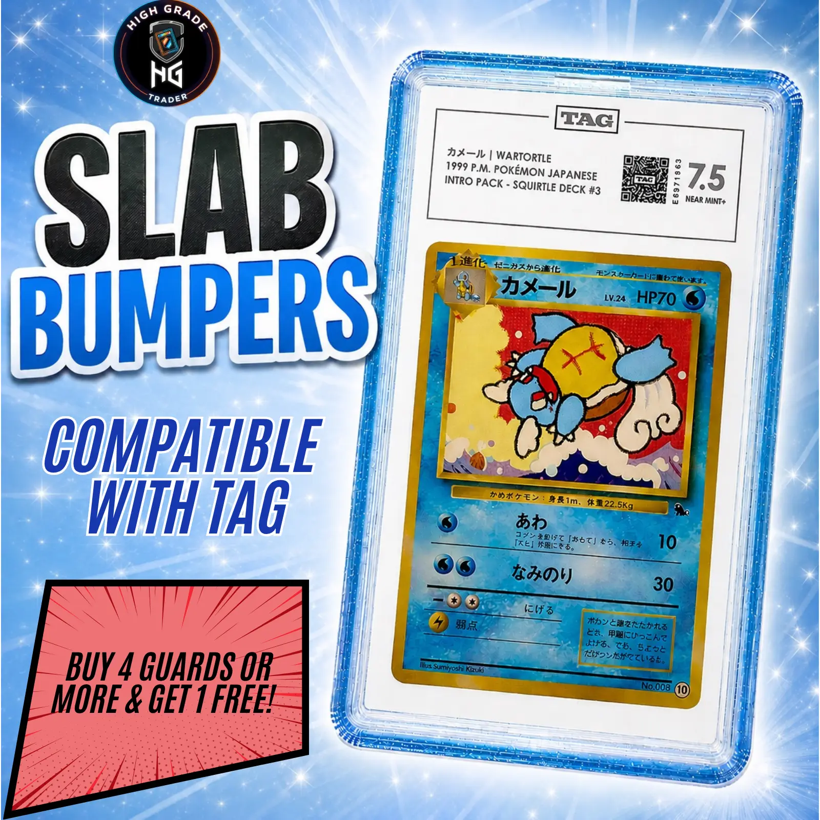 TAG Slab Guards TCG Card Protector for Trading Card Collectibles TAG Slab Guards TCG Card Protector for Trading Card Collectibles