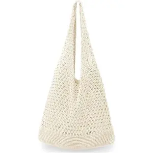 Crochet Bags for Women Summer Beach Tote Bag Aesthetic Tote Bag Hippie Bag Knit Bag
