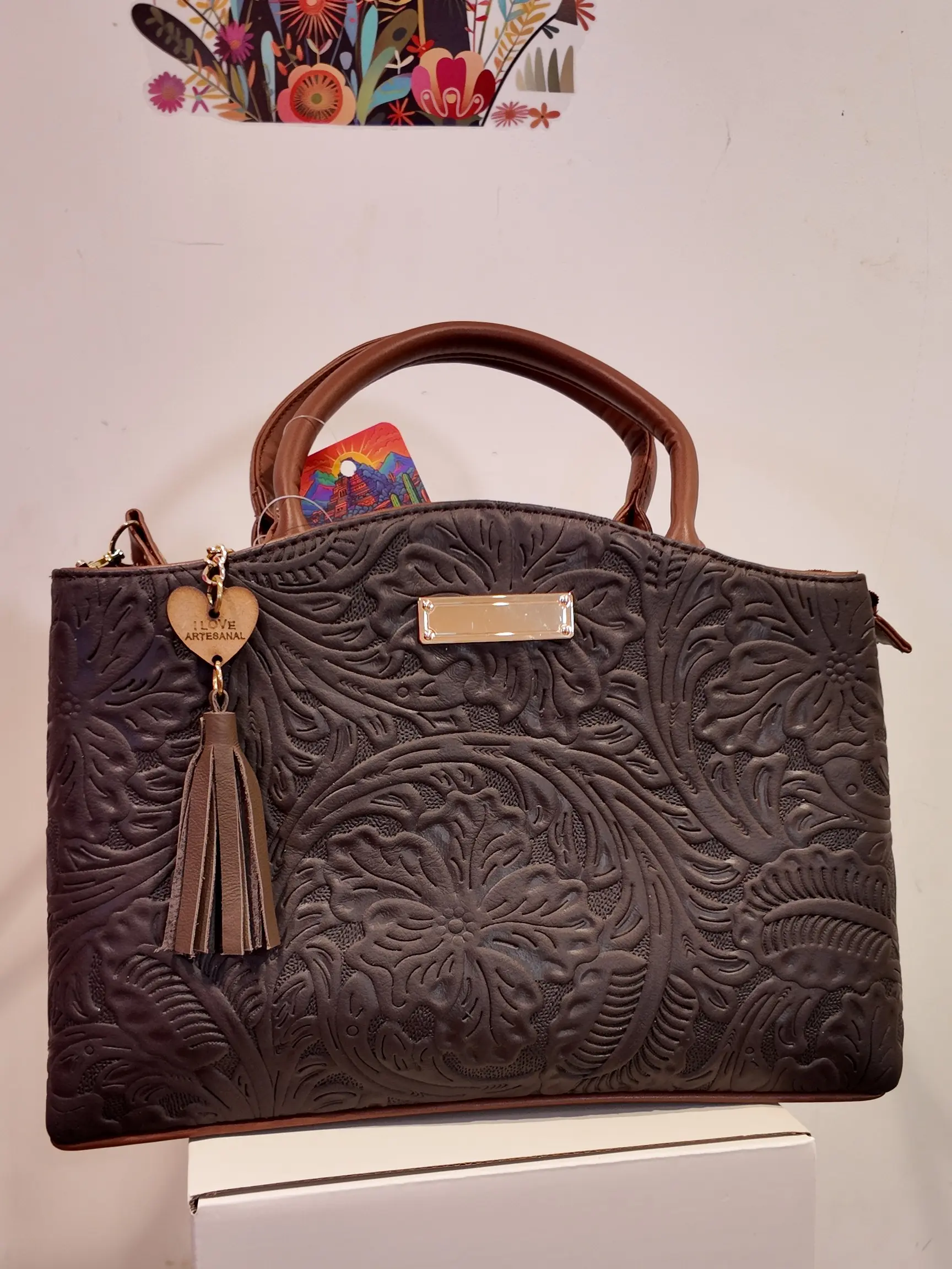 Mexican Western Artisanal Leather Handbag