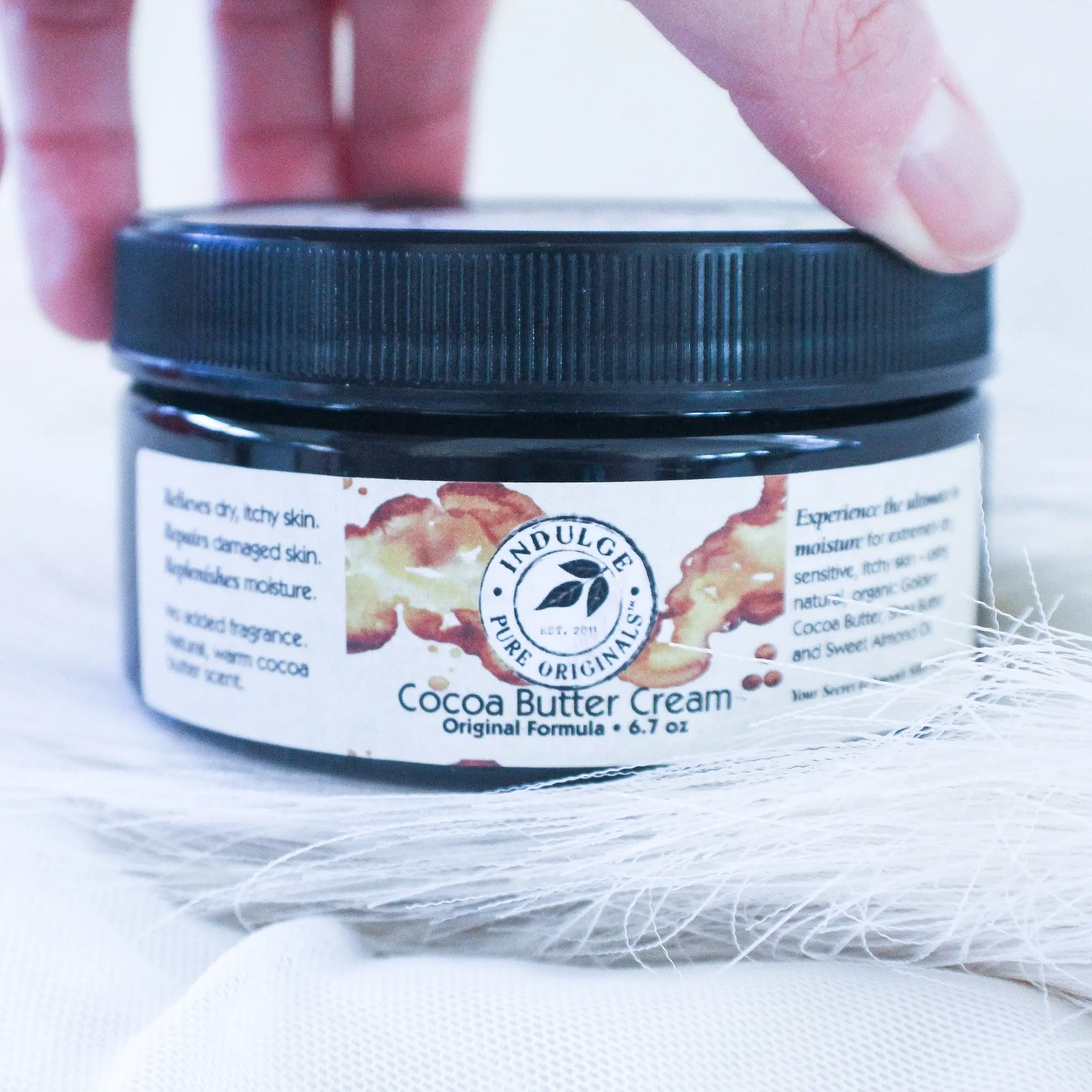 Indulge Pure Originals Cocoa Butter Cream - The Ultimate Moisturizer | Moisturizing Cream For Dry Skin