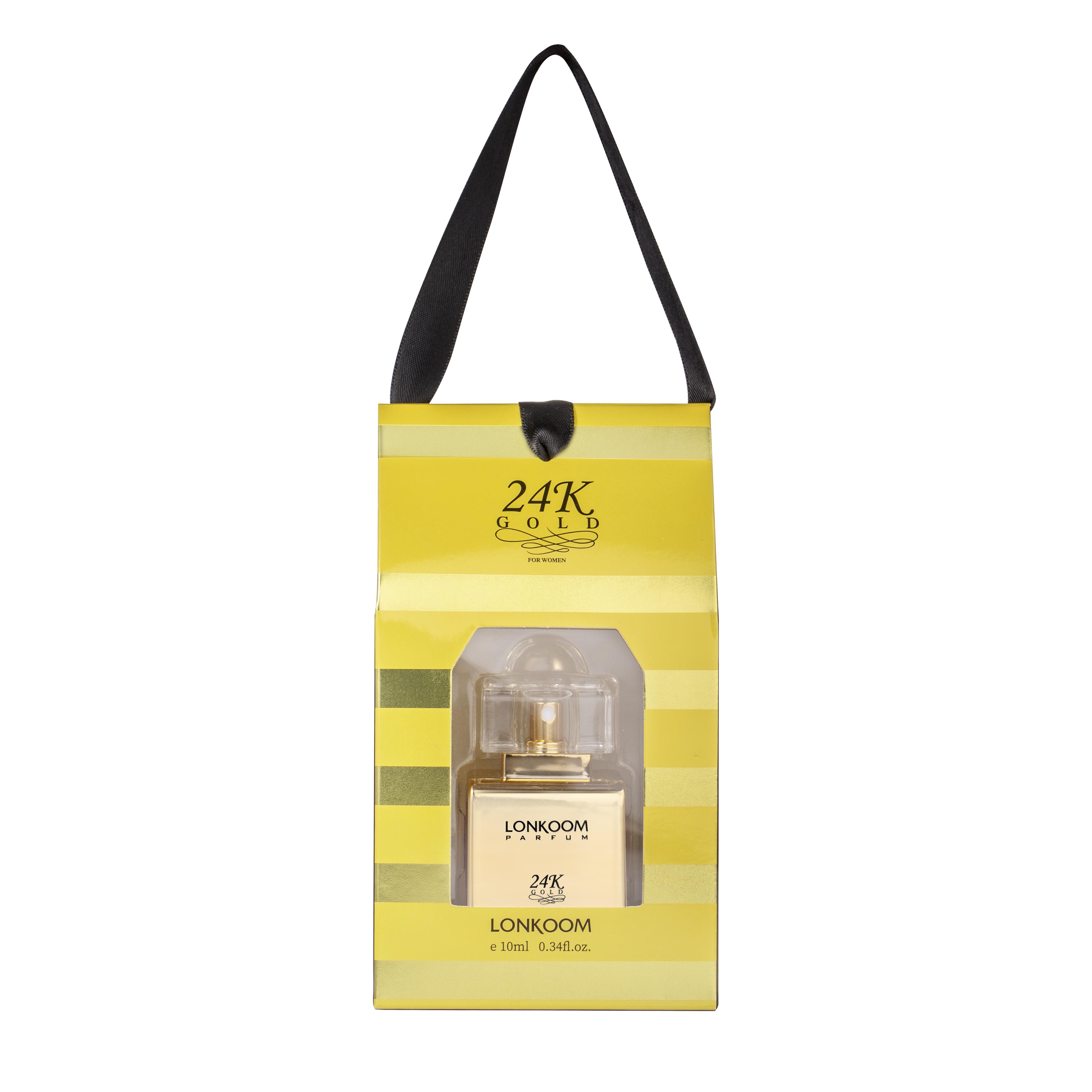 LONKOOM 24k Gold 0.34oz EDP mini Perfume for Women |Sweet Vanilla & Sweet Fruity Perfume| Long Lasting 6-8 hours Fragrance LONKOOM 24k Gold 0.34oz EDP mini Perfume for Women |Sweet Vanilla & Sweet Fruity Perfume| Long Lasting 6-8 hours Fragrance