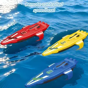 2.4G Dual Motor RC Speedboat, Four-Channel Remote Control, Rechargeable Long Battery Life, Kids’ Electric Toy Boat Model, Boys’ Birthday Gift