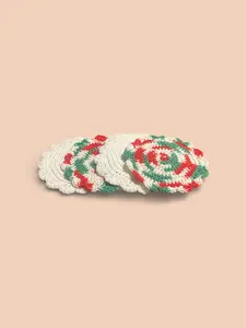 Red and Green Variation and White Hot Pads/Pot Holders