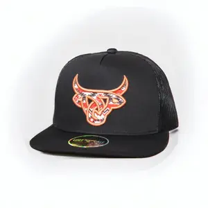 Lost Calf Azteca Flat Bill Trucker Hat