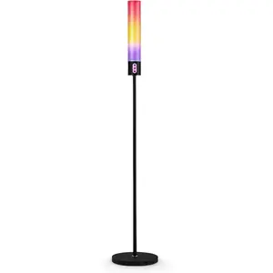 RGB+CCT  Floor Lamp, 1000LM LED Modern Standing Lamp with App & Voice Control,  Sync, Dimmable 2200K-6500K, 16 Million Colors, Alexa Compatible, 65" Tall Living Room Lamp