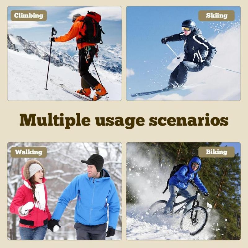 Unisex Winter Beanie with Ear Flaps Brim Essential Adventure Gear for Hiking Camping Ski Dog Walk Windproof Warm Knit Hat for All Outdoor Activities Unisex Winter Beanie with Ear Flaps Brim Essential Adventure Gear for Hiking Camping Ski Dog Walk Windproof Warm Knit Hat for All Outdoor Activities