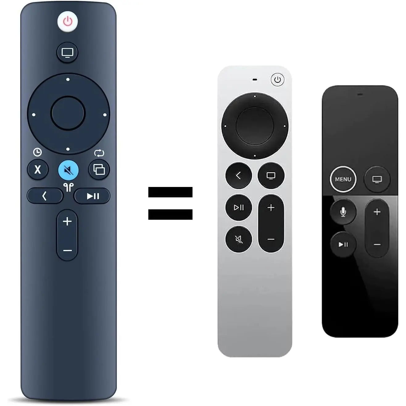Replacement Remote Control for Apple TV 4K / HD Players A1294 A1218/MA711 A1378/MC572 A1427/MD199 A1625/MGY52/MLNC2 A1842/MQD22/MP7P2