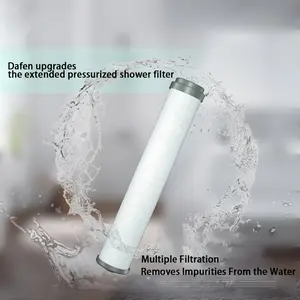 5inch Premium Nano-Tech Filter High- 8 PCS -Efficiency Nano Scale Filtration Cartridge for Shower, Bathtub, and Other Water Sources