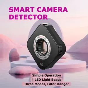 Women's Safety Anti-Peeping Detector | Infrared Scanning Function Only | Suitable for Home, Office, Hotel, and Other Locations | Infrared Scanning to Detect Pinhole Cameras Black