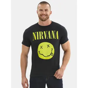 Smiley Men's and Big Men's Graphic Tee Smiley, Sizes S-3XL