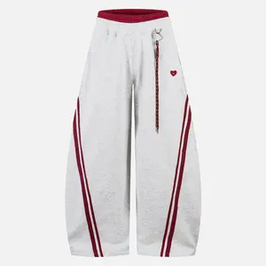 Aelfric Eden Wide-Leg Sweatpants Baggy Straight Side Stripe Everyday Street Pants Sporty Y2K Style