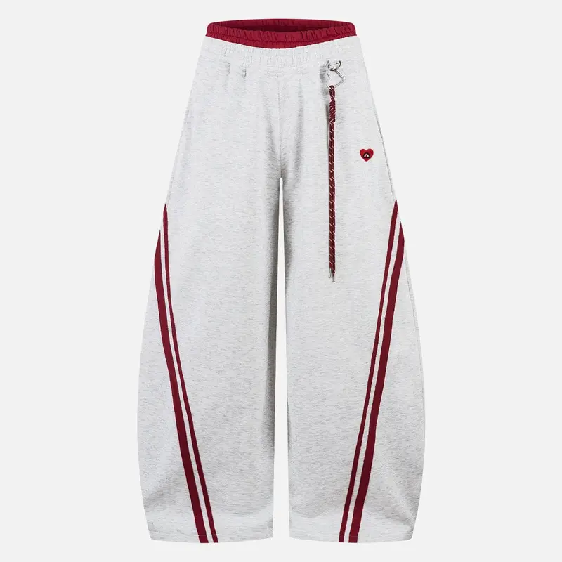 Aelfric Eden Wide-Leg Sweatpants Baggy Straight Side Stripe Everyday Street Pants Sporty Y2K Style