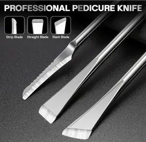 6PCS Ingrown Toenail Treatment Set, Professional Pedicure Tools for Feet, Ingrown Toenail Removal Kit with Leather Case Foot Nail Care Tools Manicure Set for Ingrown Toenails Calluses Corn & Dead Skin