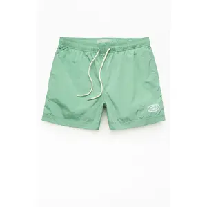 Pacsun Men's Green Crinkle 4.5" Swim Trunks
