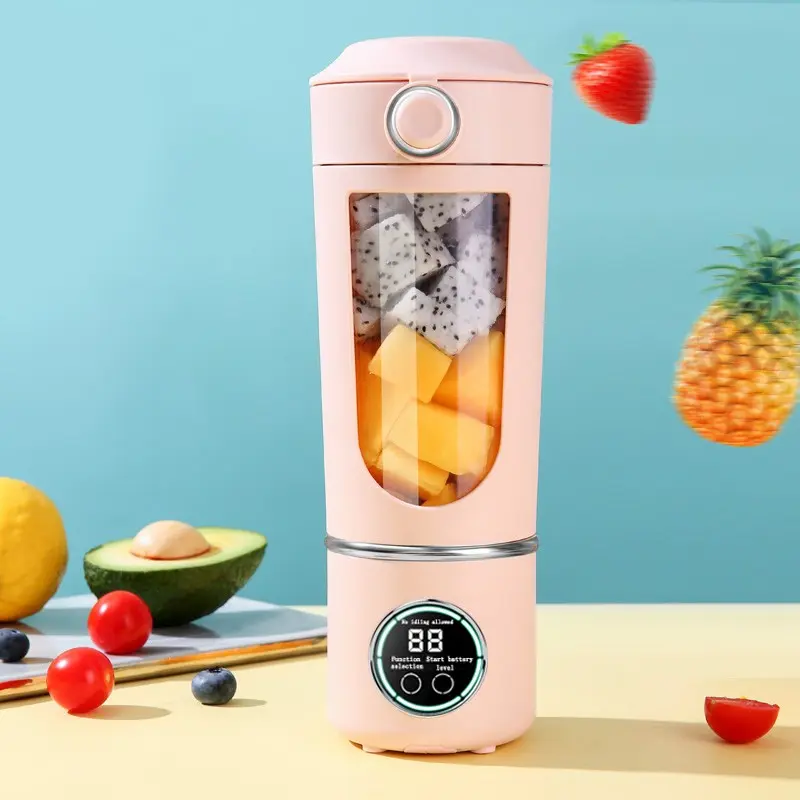 Portable, Compact USB Rechargeable Blender & Juicer, Blender for Shakes, Easy Clean, Easy Cleaning, Convenient, Ideal for Fruit and Vegetable Drinks, Perfect for Outdoor Sports, Summer Health Essential, Juice Blender Cup