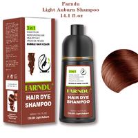 Farndu-Light Auburn Hair Dye Shampoo- 14.1 fl.oz