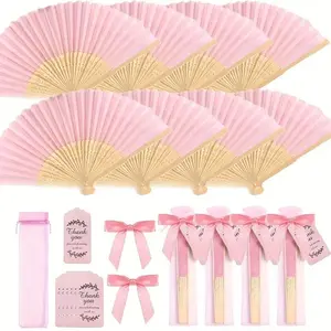 Wooden Folding Fans, Hand Fan, Bridesmaid Gifts, Single Party Wedding Shower Decorations, Bride Gift Bag Wedding Gifts, Wedding Decoration