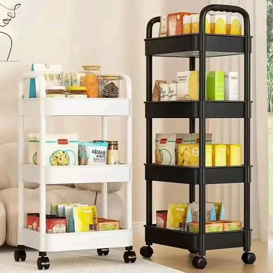 Multi-Functional Storage Shelf - Versatile Design for Kitchen, Bedroom, Baby Snack Area, Bathroom, and Office - Flexible Storage Solution