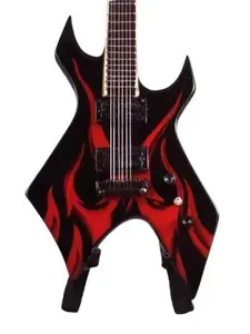 Miniature TRIBAL Guitar SLAYER KERRY KING with Free Display Stand Collectible GIFT